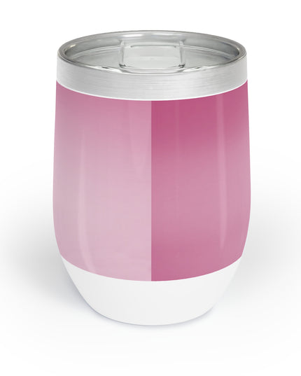 Pink Blush Fade 12 oz Chill Wine Tumbler