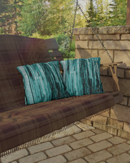 Striped Tif Pastel 16" x 16" Outdoor Pillow