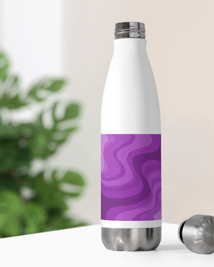 Wavey Purple Wavey 20oz Insulated Water Bottle