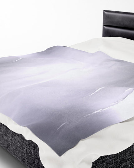 Sephia Sea Dark Fog Velveteen Plush Blanket, 60" x 80"