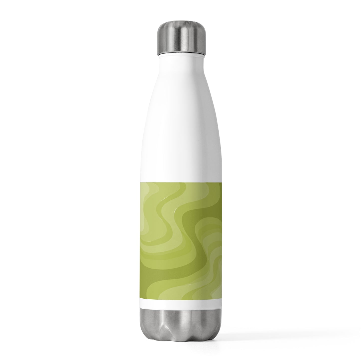Lemon Wavey 20oz Insulated Water Bottle