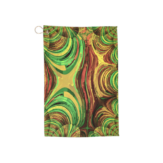 Uzi Spiral Beta Golf Towel, 16" x 24"