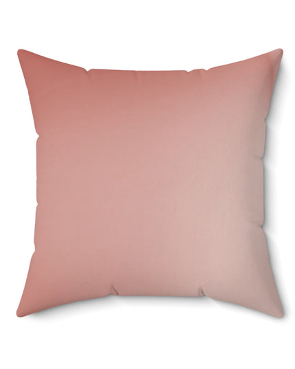 Rose Red Fade 20" x 20" Faux Suede Square Pillow