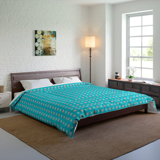 Tif Green Star-crossed Bodies Comforter, 104" × 88"