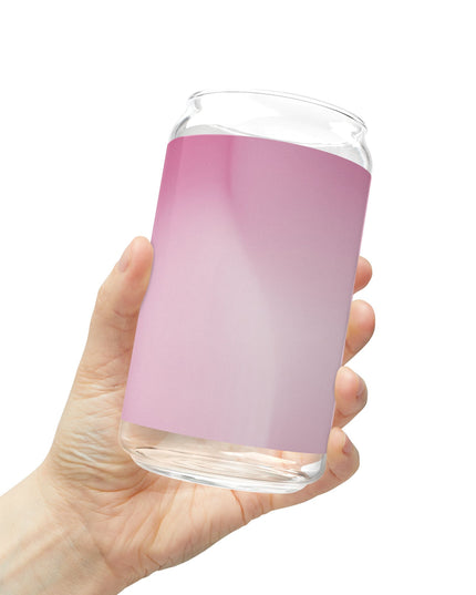 Pink Blush Fade Sipper Glass, 16oz
