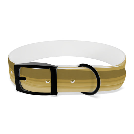 Brown Wavey Medium Dog Collar