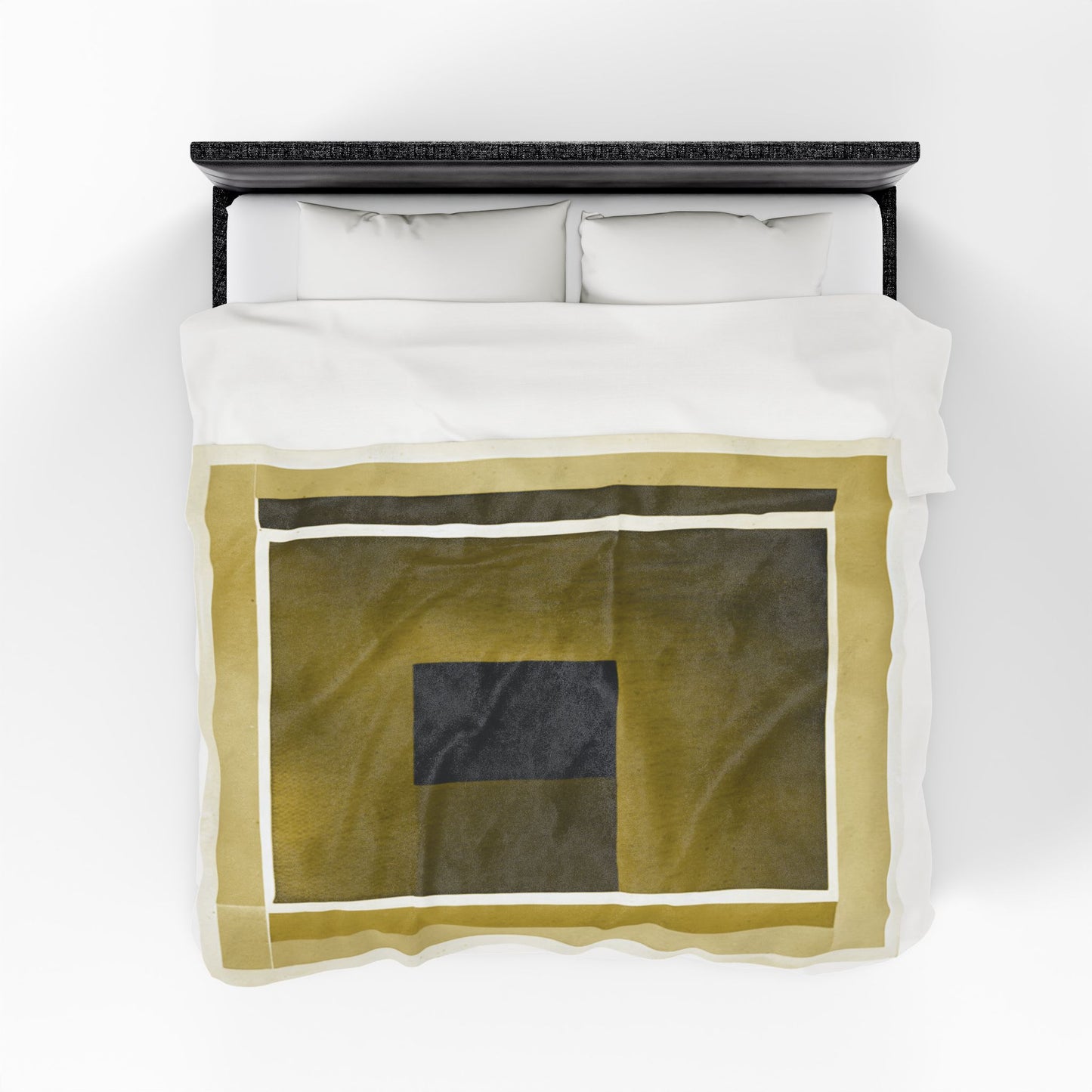 Tan Shadow Velveteen Plush Blanket, 60" x 80"