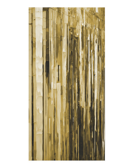 Striped Light Brown 30" x 60" Mink-Cotton Towel (50% polyester, 50% cotton)