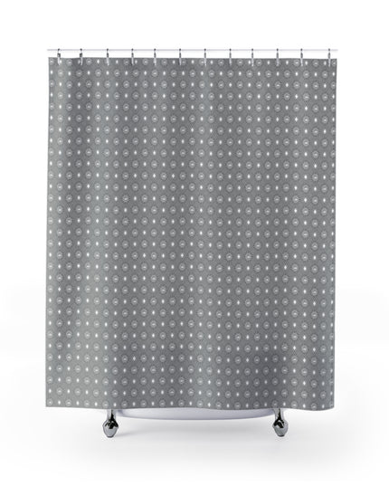 Desaturated Star-crossed Bodies Shower Curtain, 71" x 74"