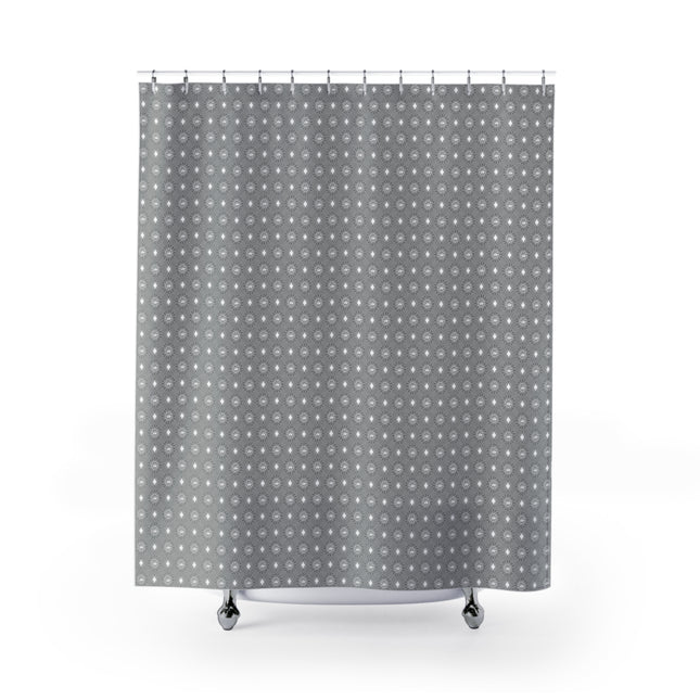 Desaturated Star-crossed Bodies Shower Curtain, 71" x 74"