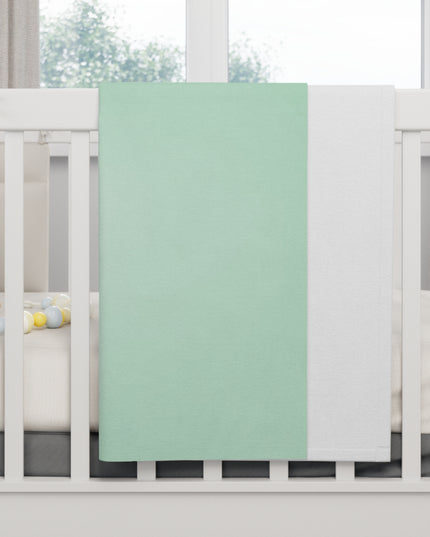 Mint Fade Soft Fleece Baby Blanket, 30" x 40"