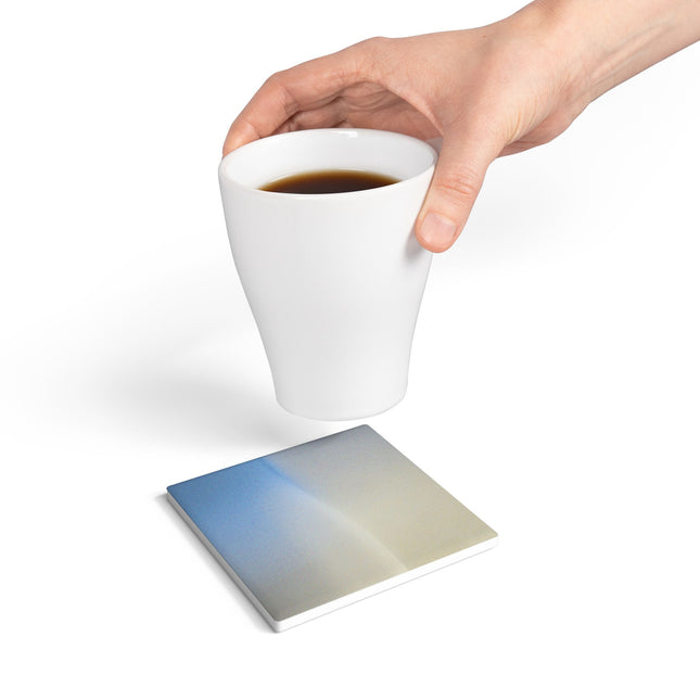 Cobalt Fade 4" x 4" Square Ceramic Coaster