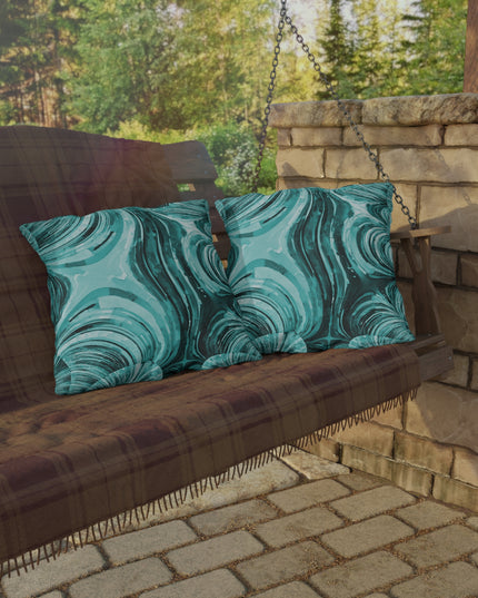 Uzi Spiral Tif 20" x 20" Outdoor Pillow