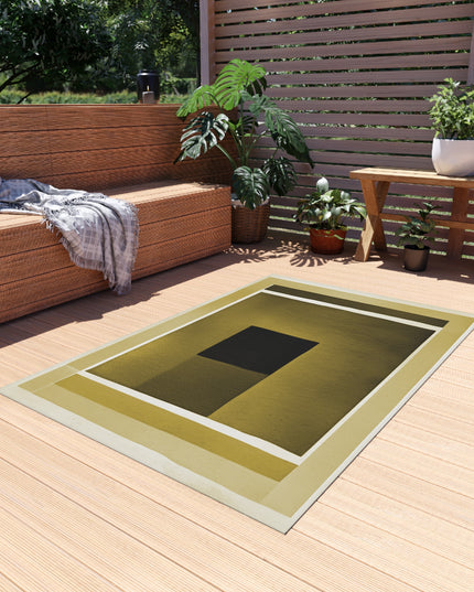 Tan Shadow 48" x 72" Outdoor Rug