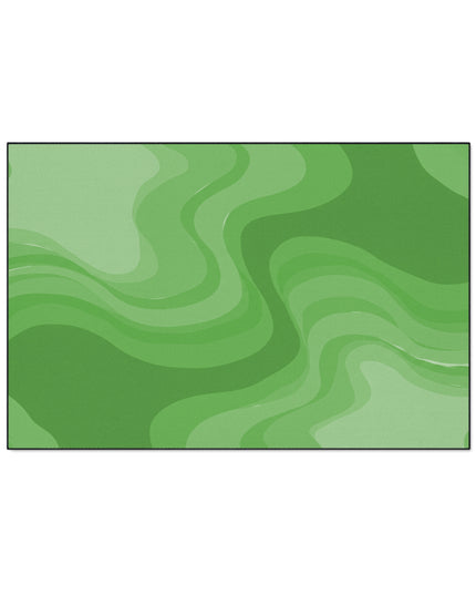 Greenie Meanie Wavey 48" x 72" Heavy Duty Floor Mat