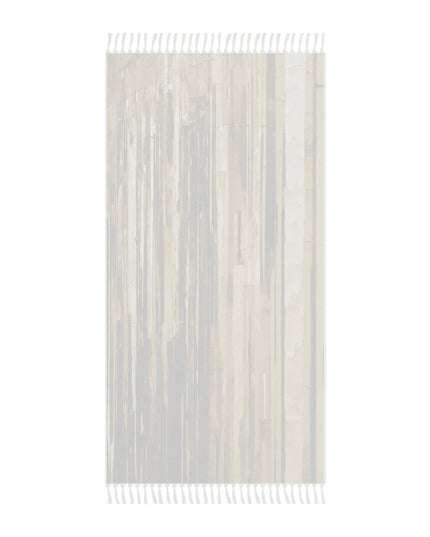 Striped Light Brown 38" × 81" Boho Beach Cloth