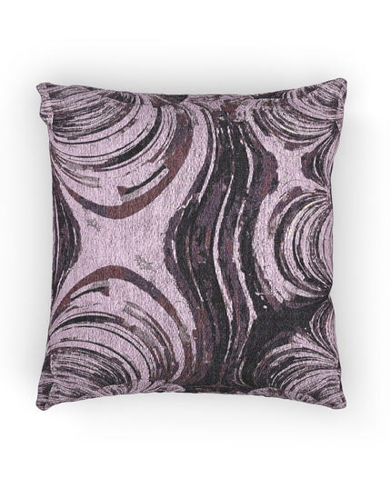Uzi Spiral Powder Lavender Woven Pillow, 17" x 18"