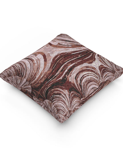Uzi Spiral Ruby Woven Pillow, 17" x 18"