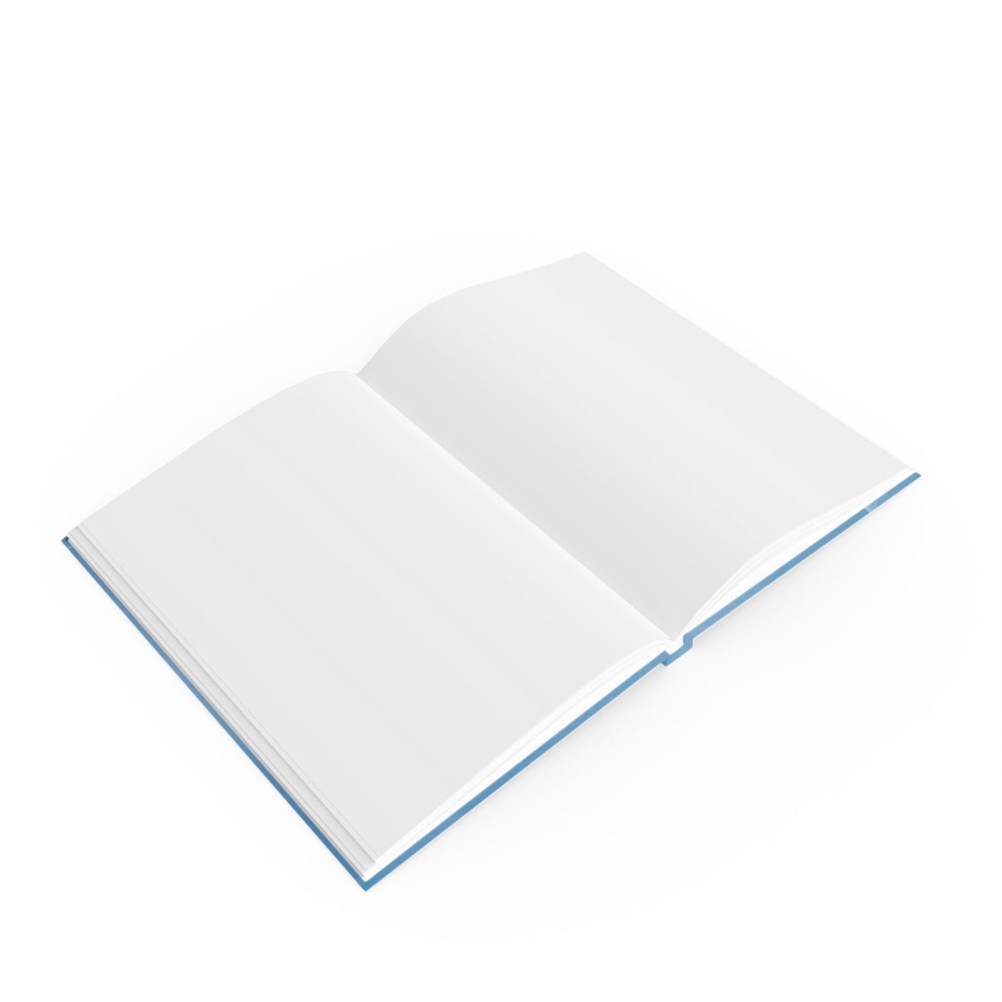 Blue Shadow 5.2" x 7.4" Hard Backed Journal with 128 blank pages