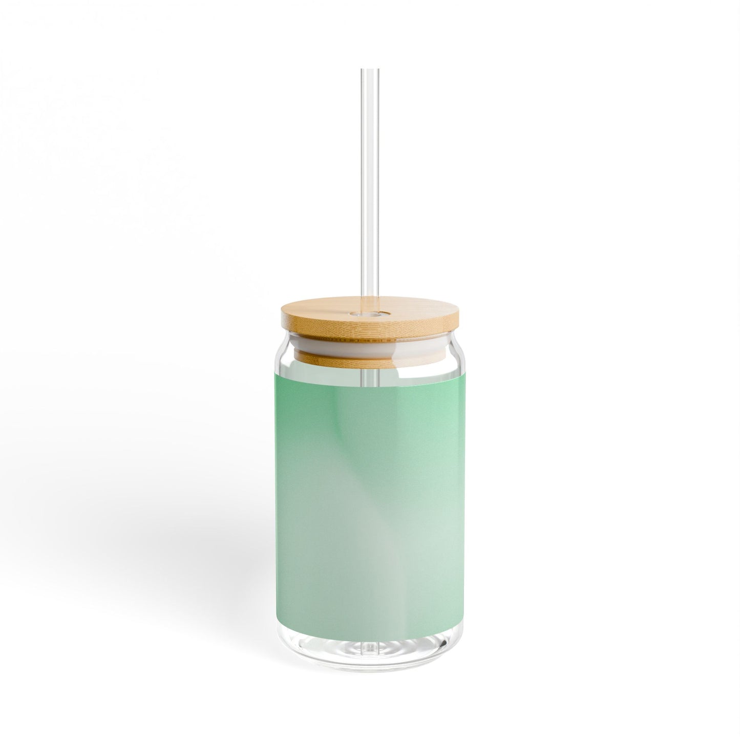 Mint Fade Sipper Glass, 16oz