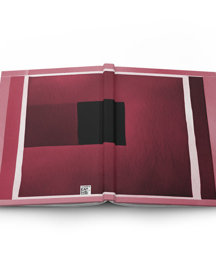 Red Shadow 5.75" x 8" Hardcover Journal Matte with 150 lined pages