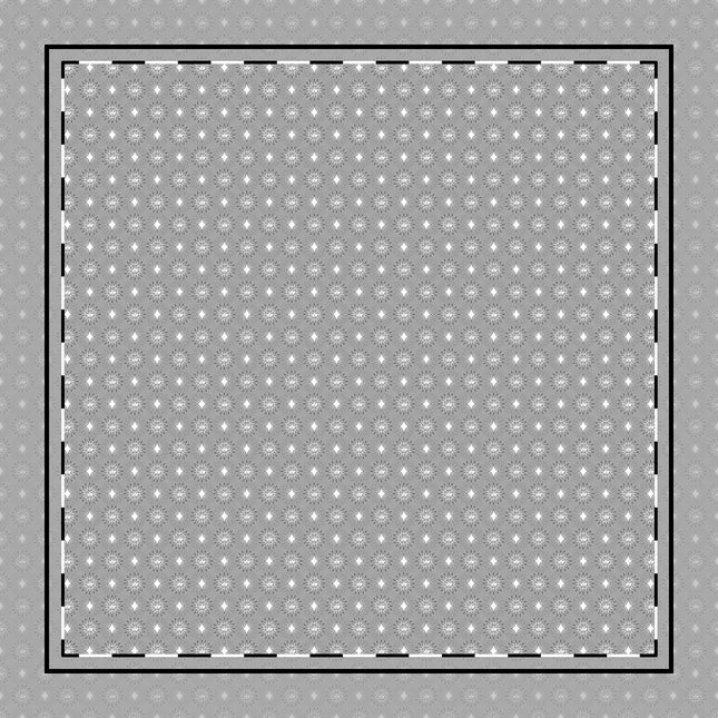 Desaturated Star-crossed Bodies Cotton Twill Napkin, 10" x 10"