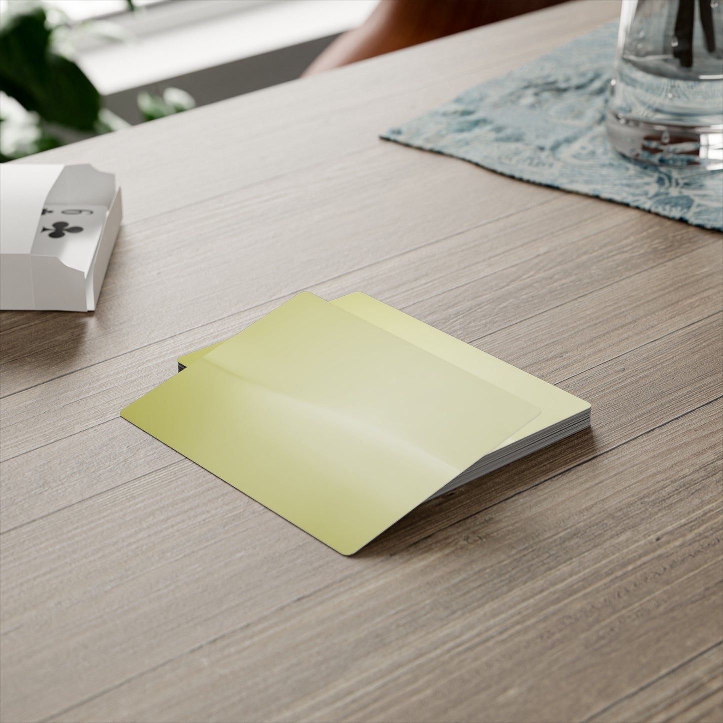 Lemon Fade Poker Cards