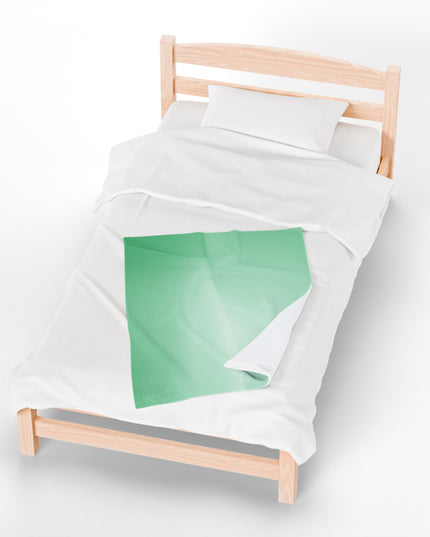 Mint Fade Velveteen Plush Blanket, 30" x 40"