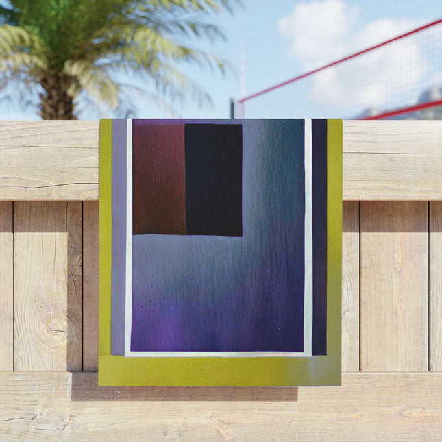 Zeta Shadow Beach Towel, 18" x 27"