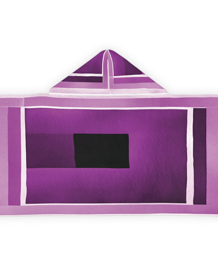 Magenta Shadow Youth Hooded Towel, 24" x 48"