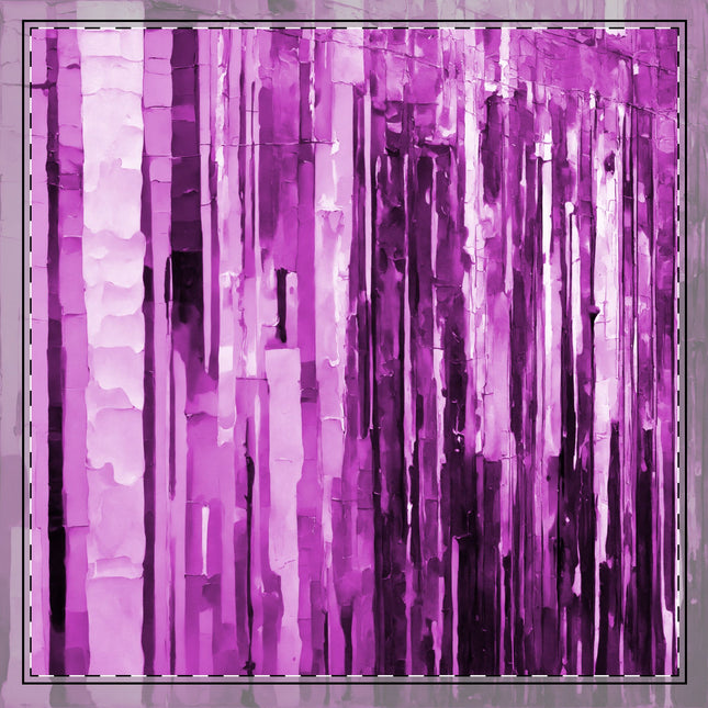 Striped Powder Lavender 10" x 10" Cotton Twill Napkin