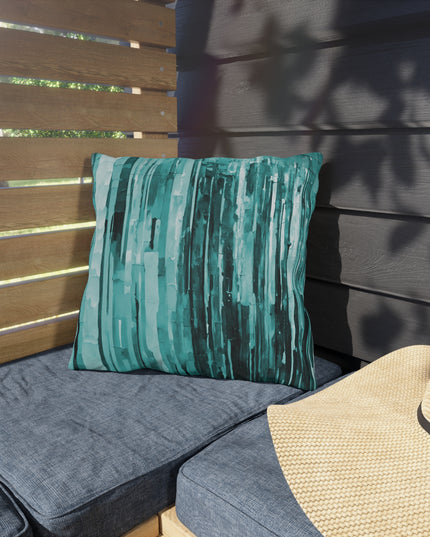 Striped Tif Pastel 16" x 16" Outdoor Pillow