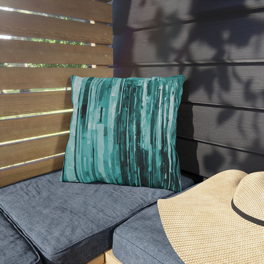 Striped Tif Pastel 16" x 16" Outdoor Pillow