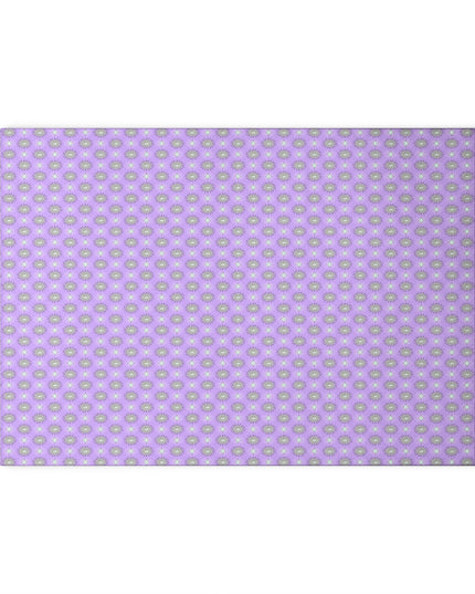 Lavender Star-crossed Bodies Glass Cutting Board,  8" x 11"