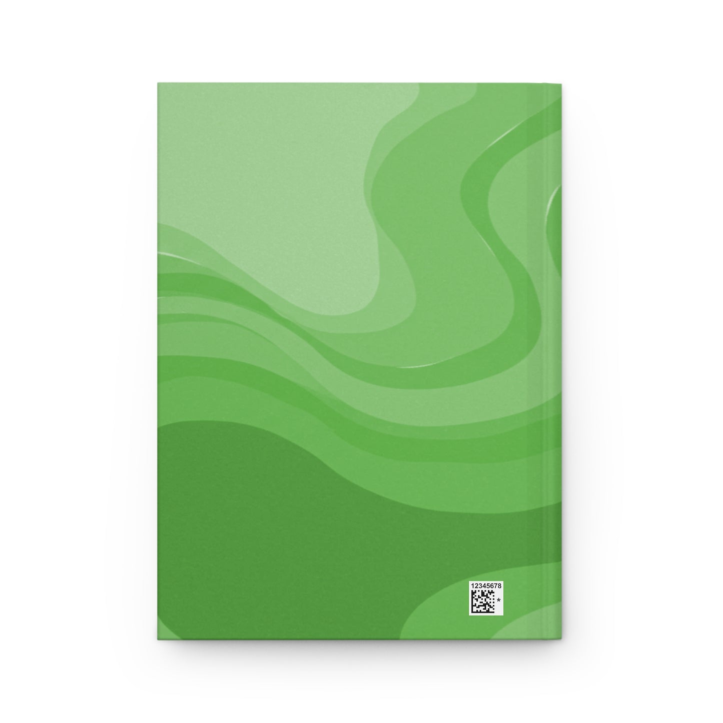 Greenie Meanie Wavey 5.75" x 8" Hardcover Journal Matte with 150 lined pages