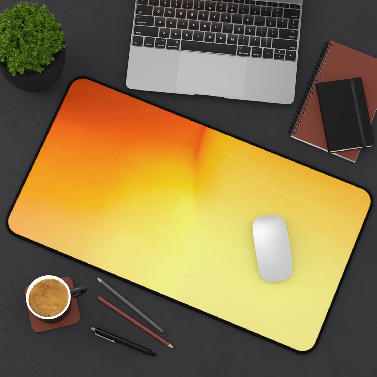 Phoenix Fade 12" x 22" Desk Mat