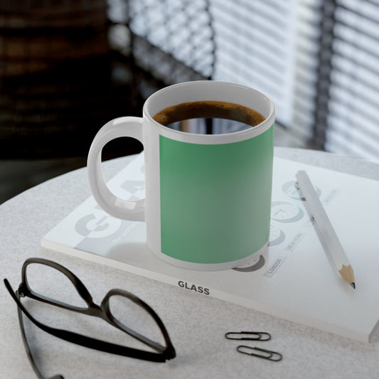 Mint Fade 20 oz White Glossy Jumbo Mug
