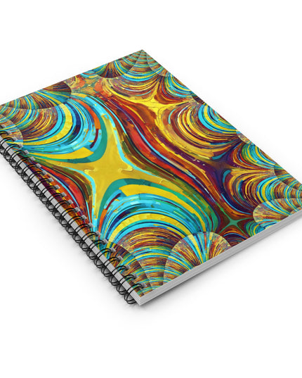 Uzi Spiral Alpha Spiral Notebook - Ruled Line, 6" x 8", 118 pages