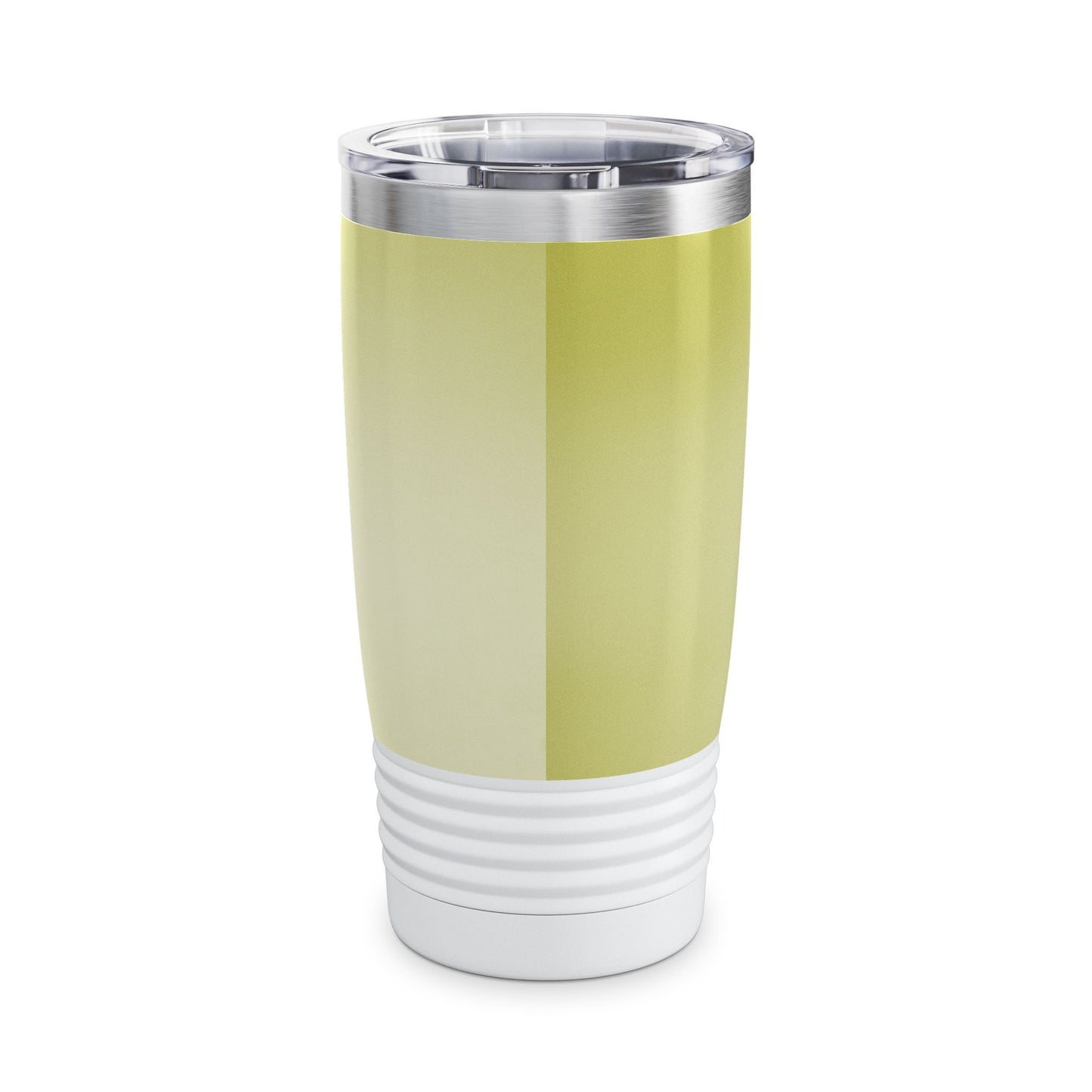 Lemon Fade Ringneck Tumbler, 20oz in white, steel and black