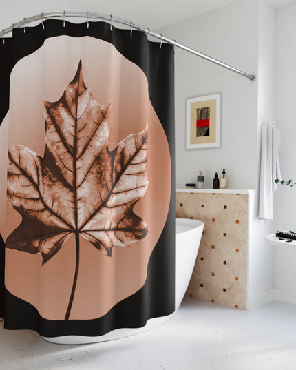 Soft Maple Leaf Shower Curtains, 71" x 74"