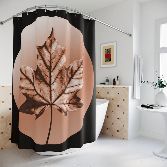 Soft Maple Leaf Shower Curtains, 71" x 74"