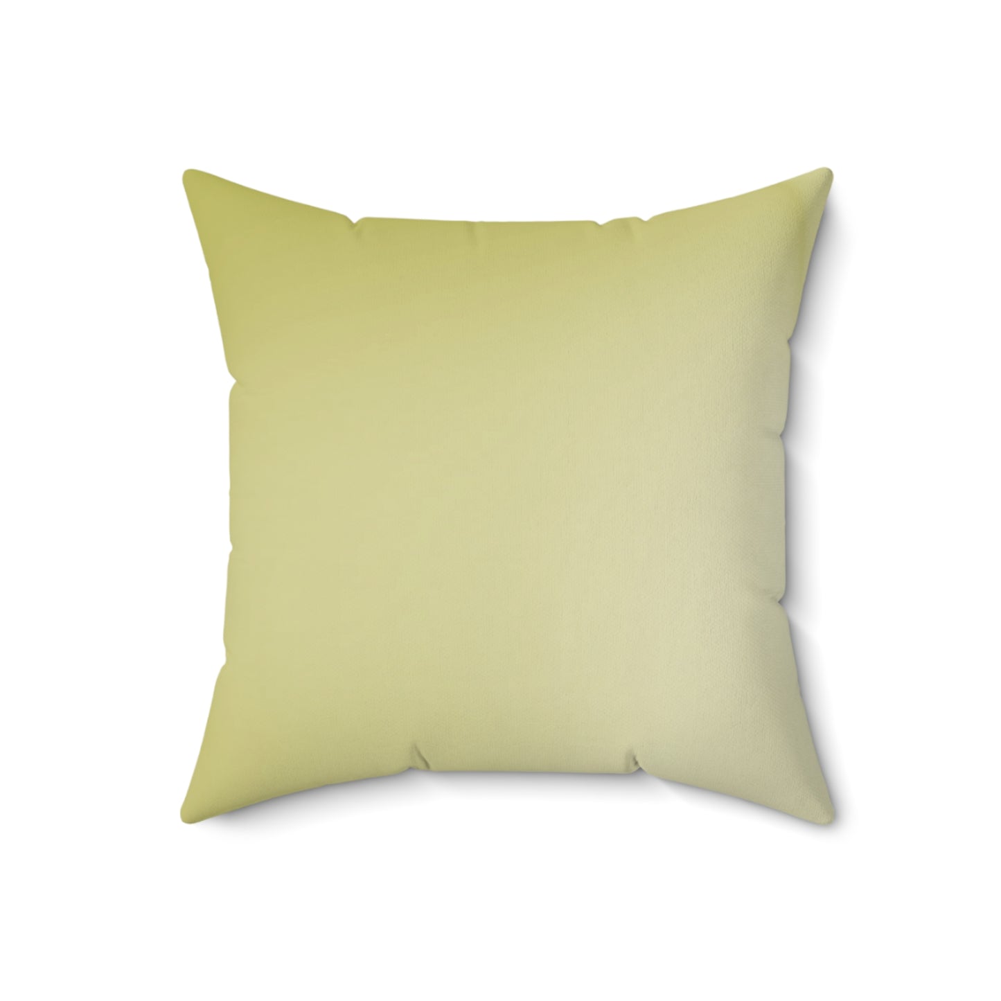 Lemon Fade 18" x 18" Faux Suede Square Pillow