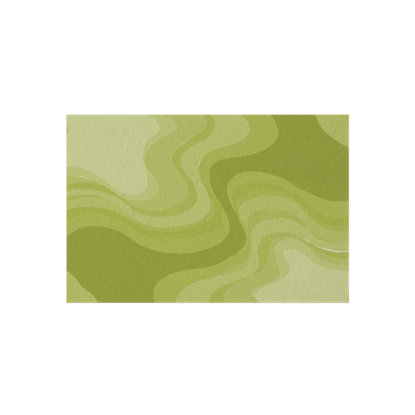 Lemon Wavey 48" x 72" Outdoor Rug