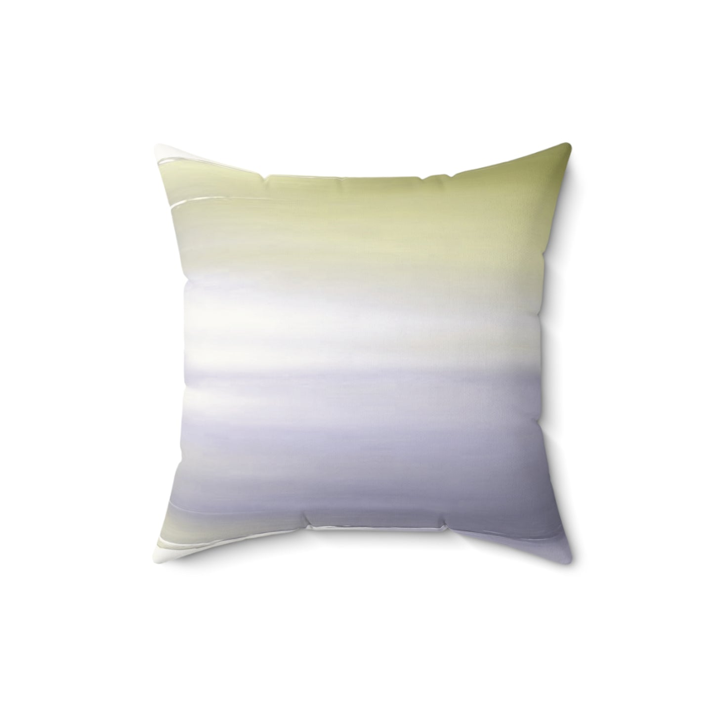 Lavender Sea Golden Fog 16" x 16" Faux Suede Square Pillow