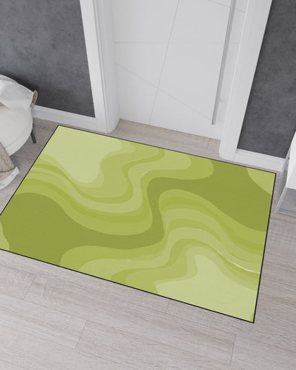 Lemon Wavey 48" x 72" Heavy Duty Floor Mat