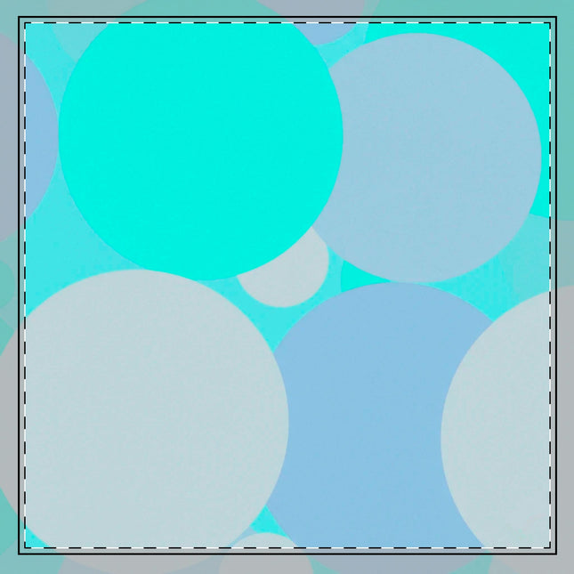 Pastel Tan and Tif Patches 22" x 22" Cotton Twill Napkin