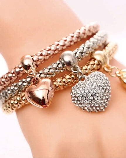 GSR Bracelet Set- Bubble Hearts