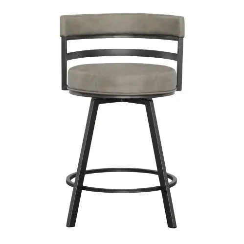 Gene - Swivel Counter Stool - Dark Gray