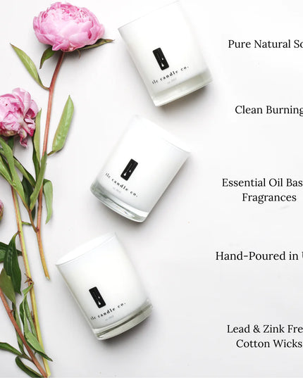 TLC Candle Co. "Farmer's Market" Hand Poured 11oz Jar Candle in Vintage Tin, Fresh Peaches Scented Natural Soy Wax and Essential Oil Blended Fragrances, 2 Wicks, 60 Hour Burn Time, Made in the USA
