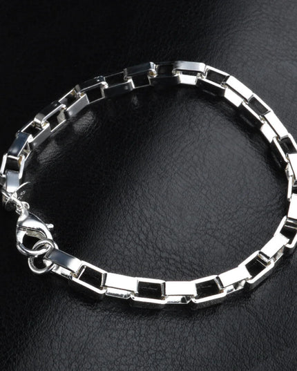 Sterling Silver Linked Bracelet